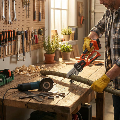 Heavy-Duty Leather Gardening Gloves