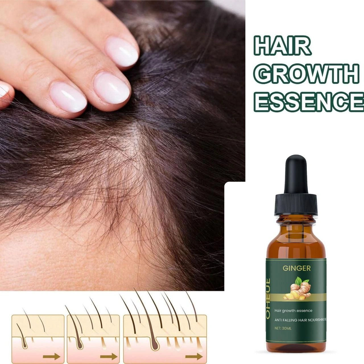 Ginger hair growth essence – 30ml