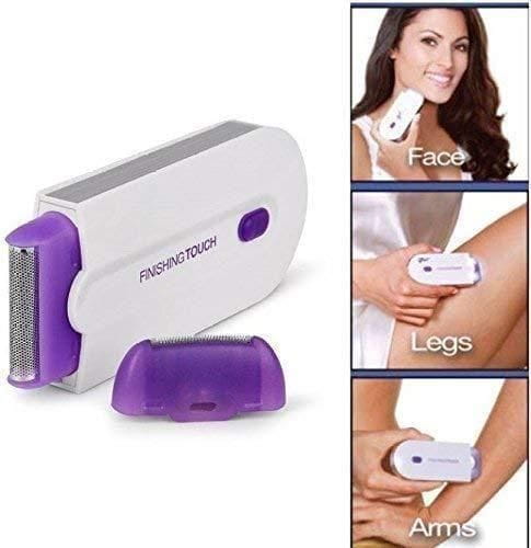 Painless facial body hair trimmer