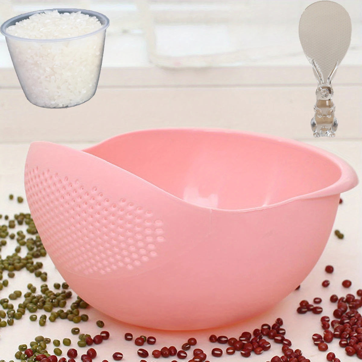 Multi-use kitchen strainer bowl