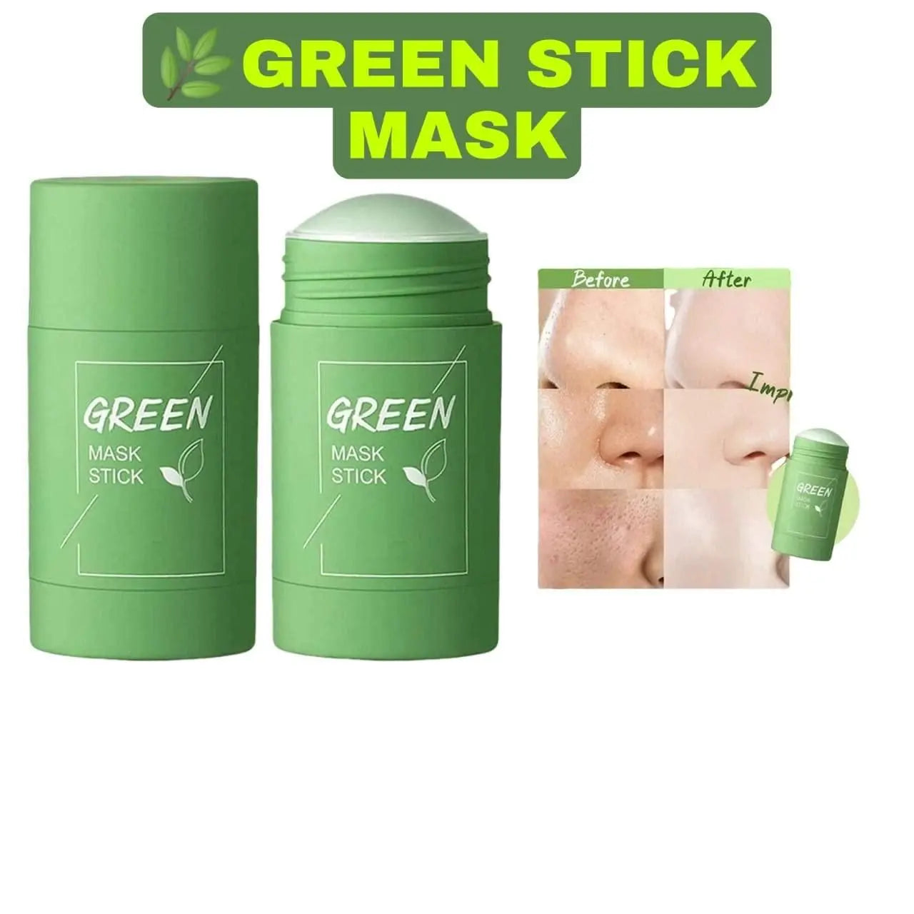 Green tea herbal mask stick