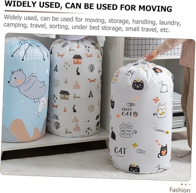 Round quilt storage bag