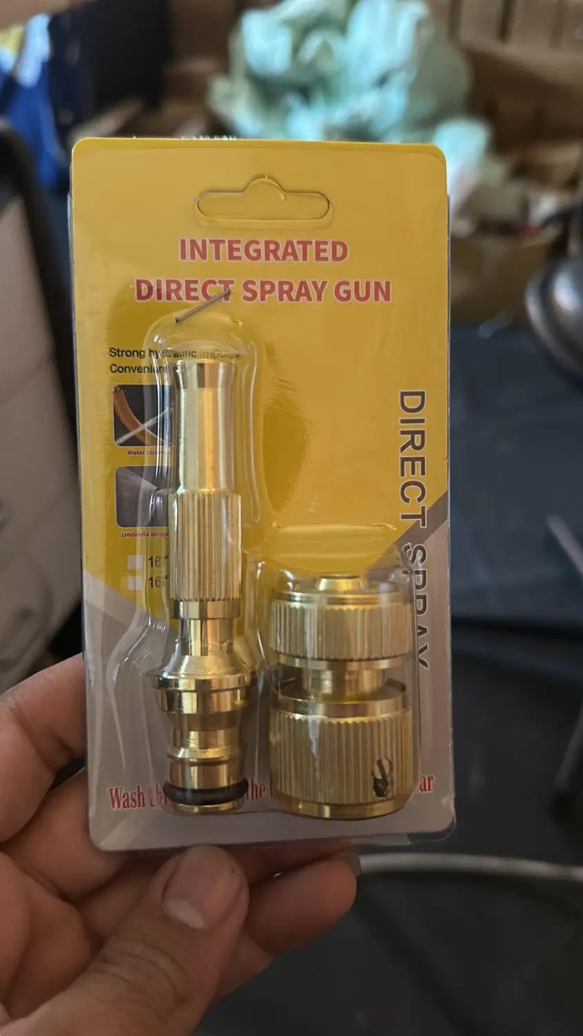 High pressure washing water nozzle (brass)