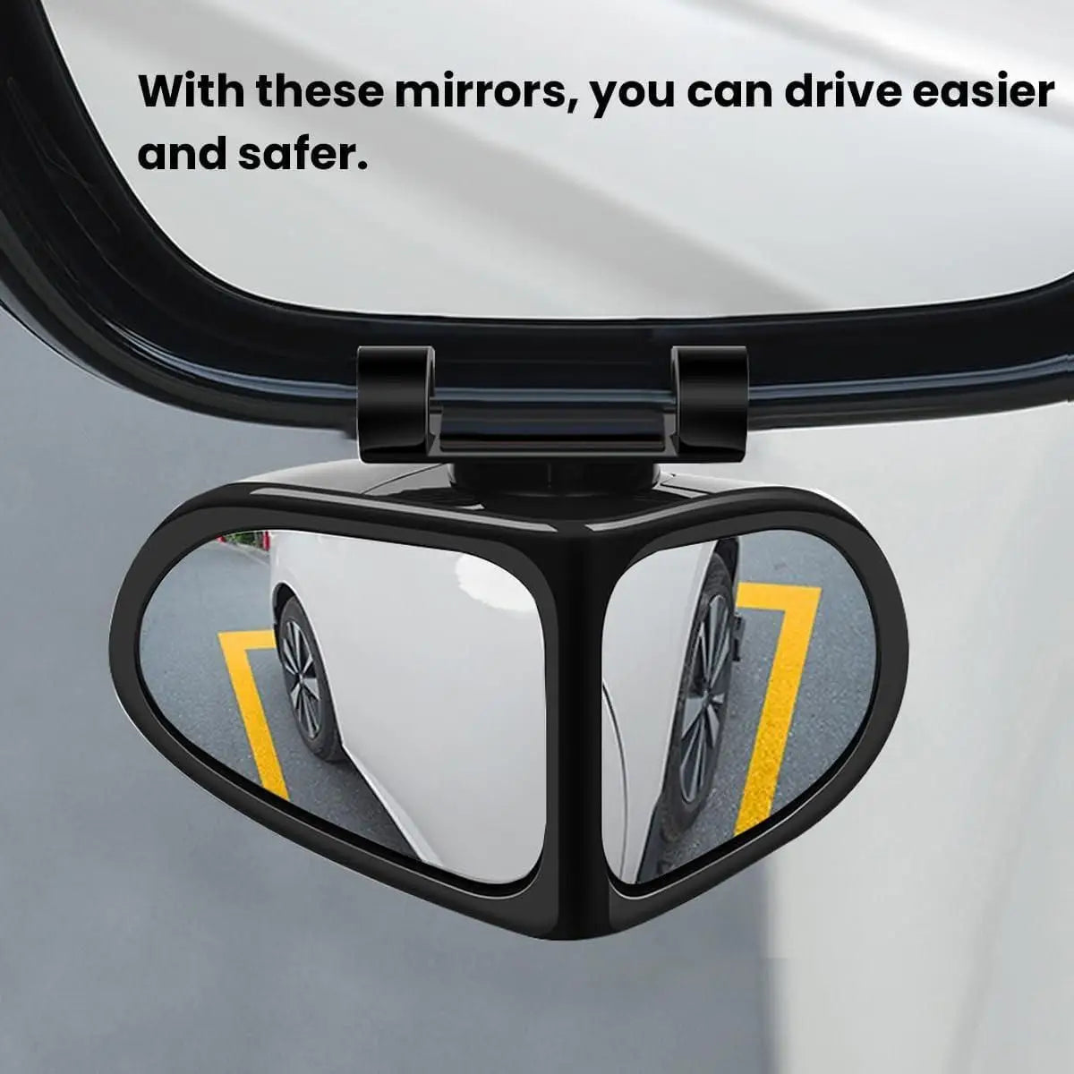 Adjustable car auxiliary rearview mirror