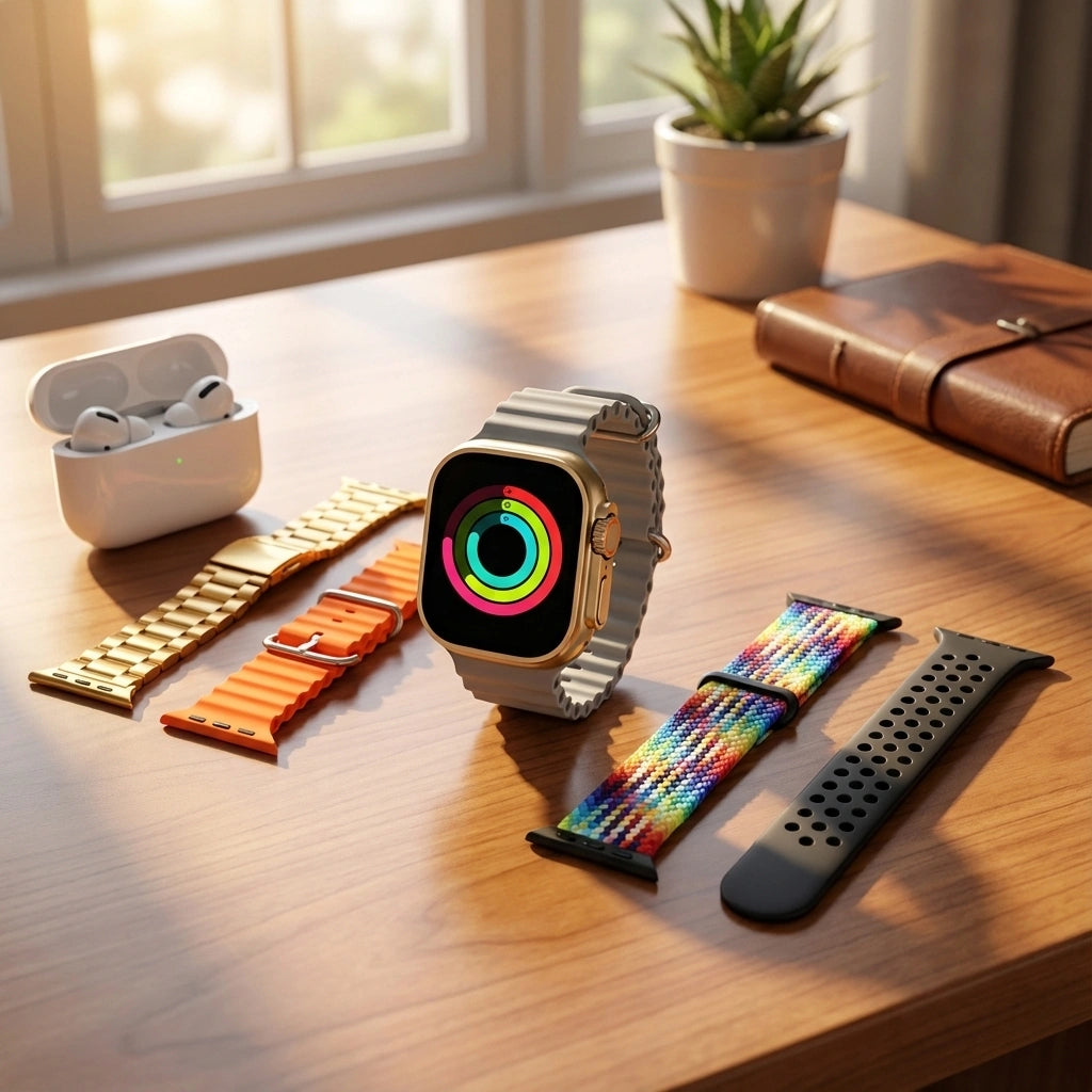 Ultimate Smartwatch Combo with Bluetooth Calling &amp; Earphones