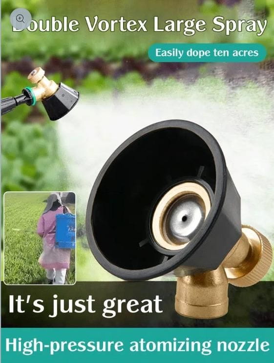 Adjustable high pressurized sprayer nozzle atomizer