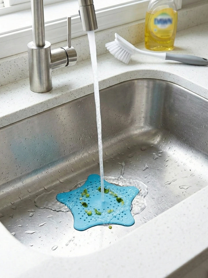 Star-Shaped Sink Hair Catcher
