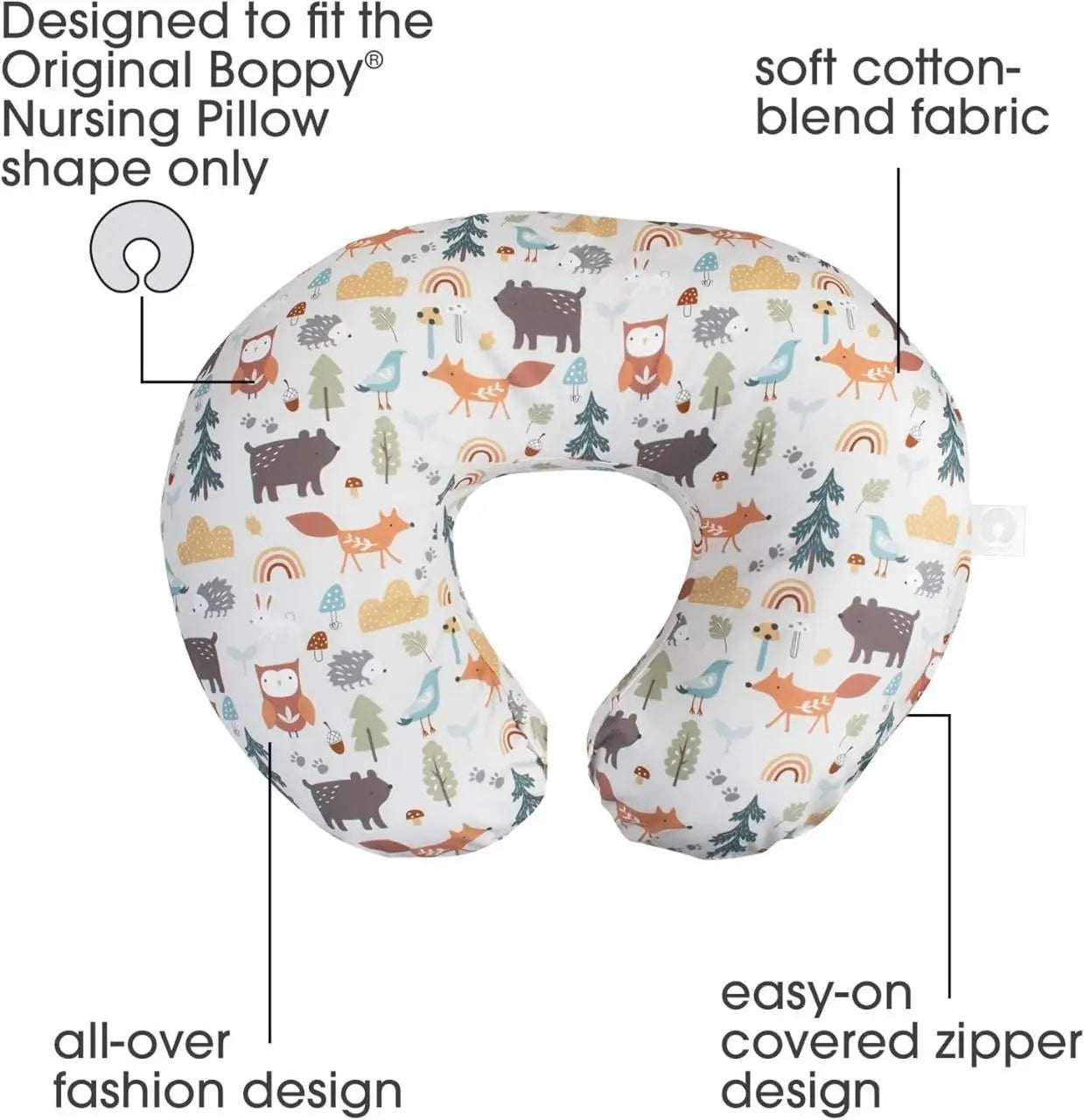 Cotton baby nursing pillow cover