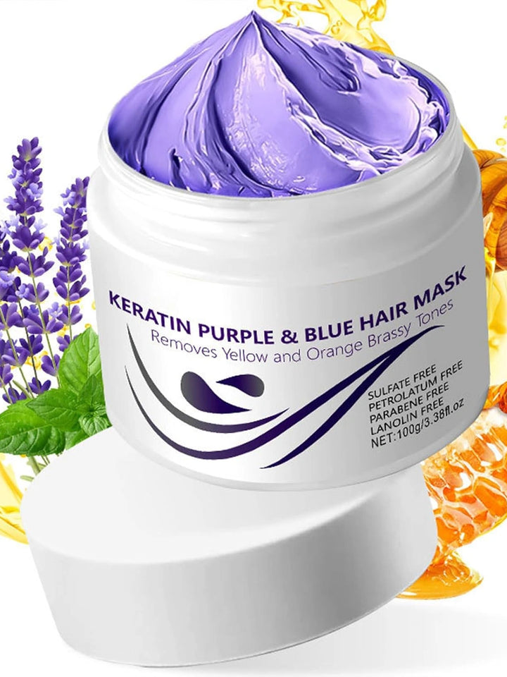 Keratin Purple & Blue Hair Mask (Pack of 2)