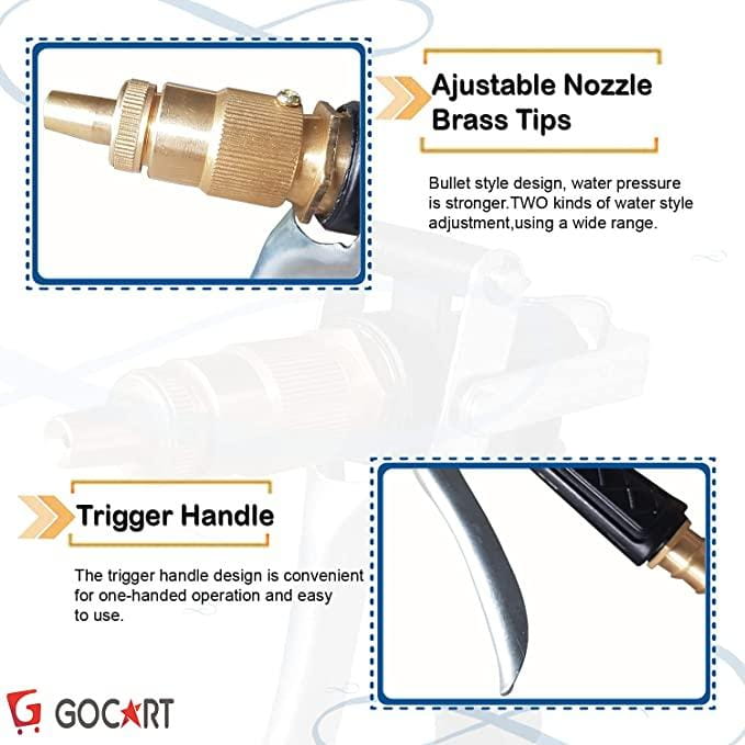 Metal trigger brass nozzle water spray gun