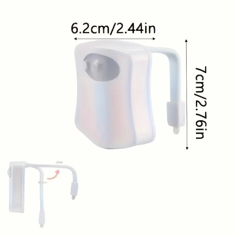 8-Color Sensor Toilet Light