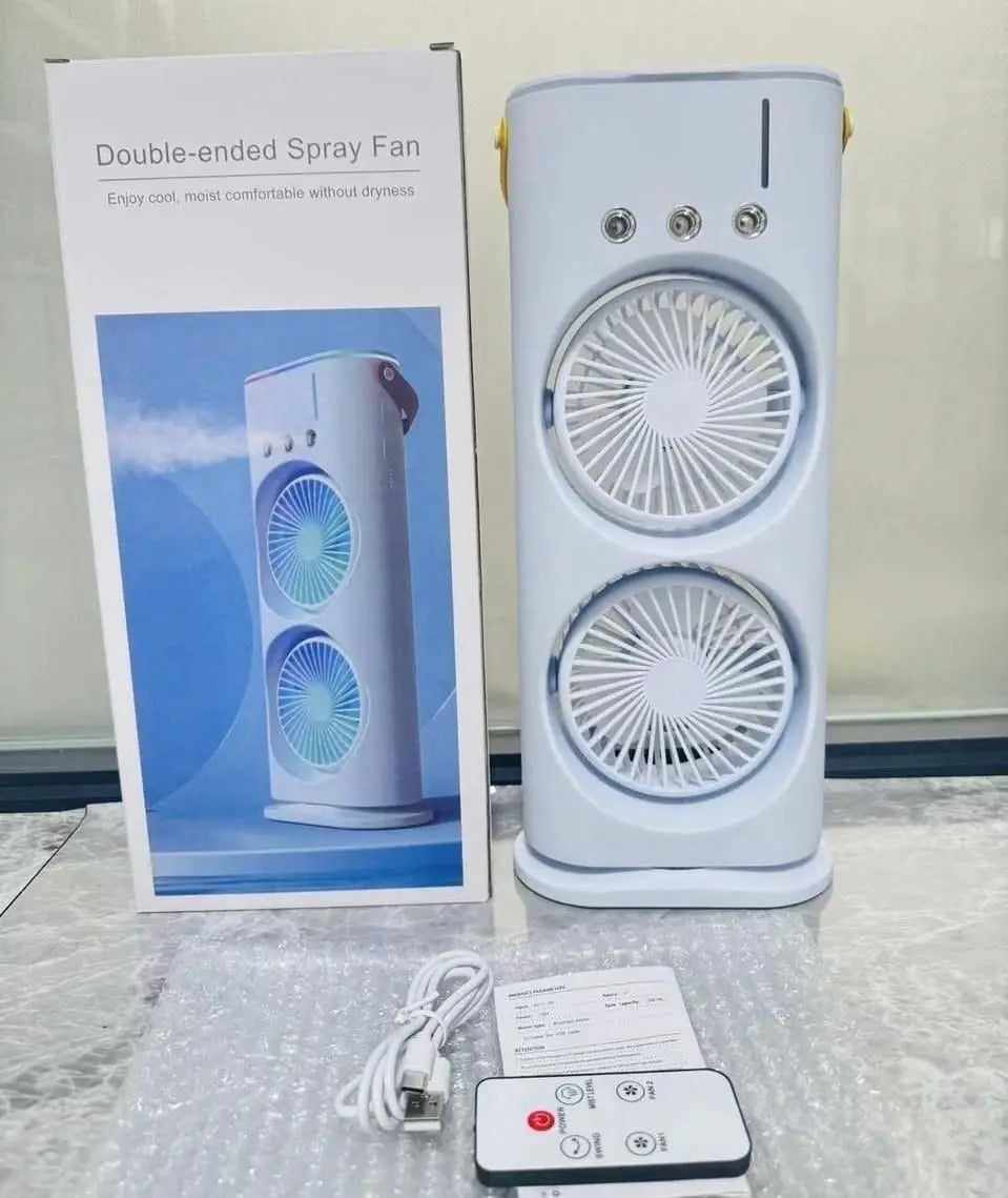 Double-ended spray fan