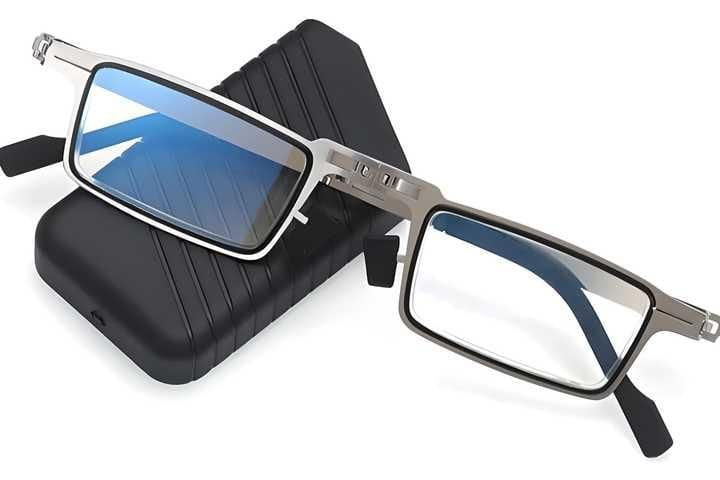 Foldable reading glasses