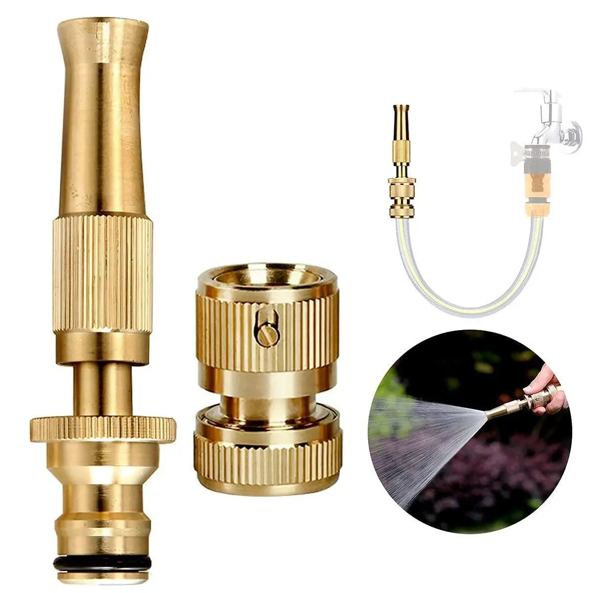 High pressure washing water nozzle (brass)