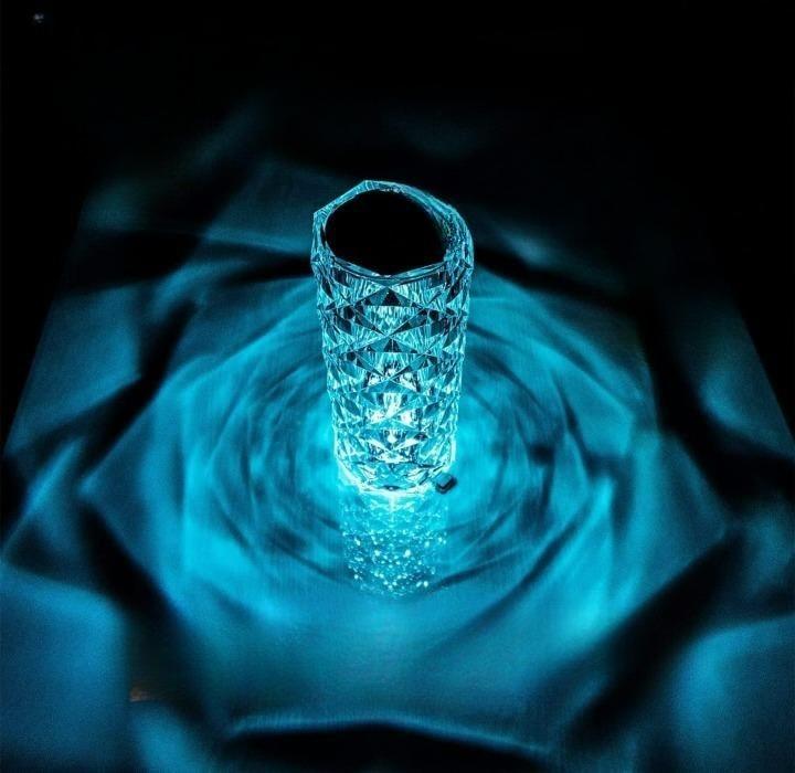 Color changing touch lamp-touch control bedside lamp with usb port