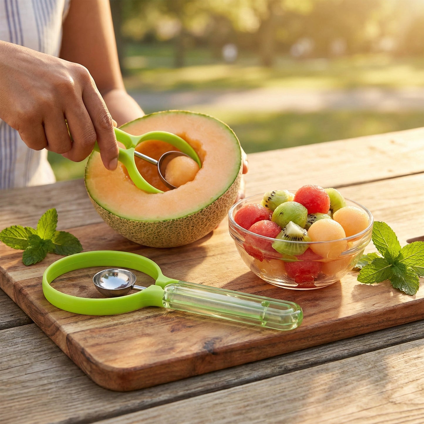 2-in-1 Fruit Peeler & Baller