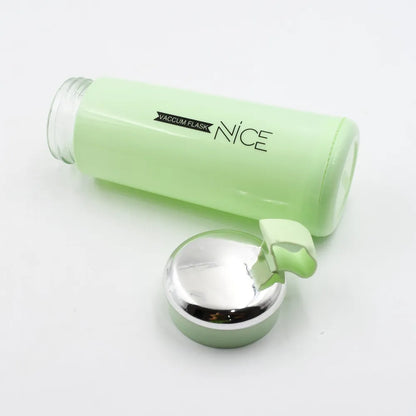 6955 outdoor sport water bottle 400ml leak proof bpa-free for travel cold and hot glass with daily intake gym children