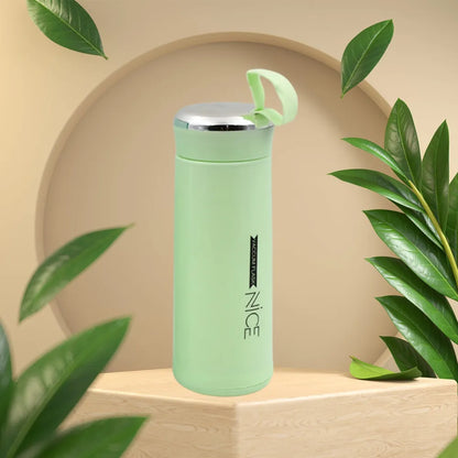 6955 outdoor sport water bottle 400ml leak proof bpa-free for travel cold and hot glass with daily intake gym children