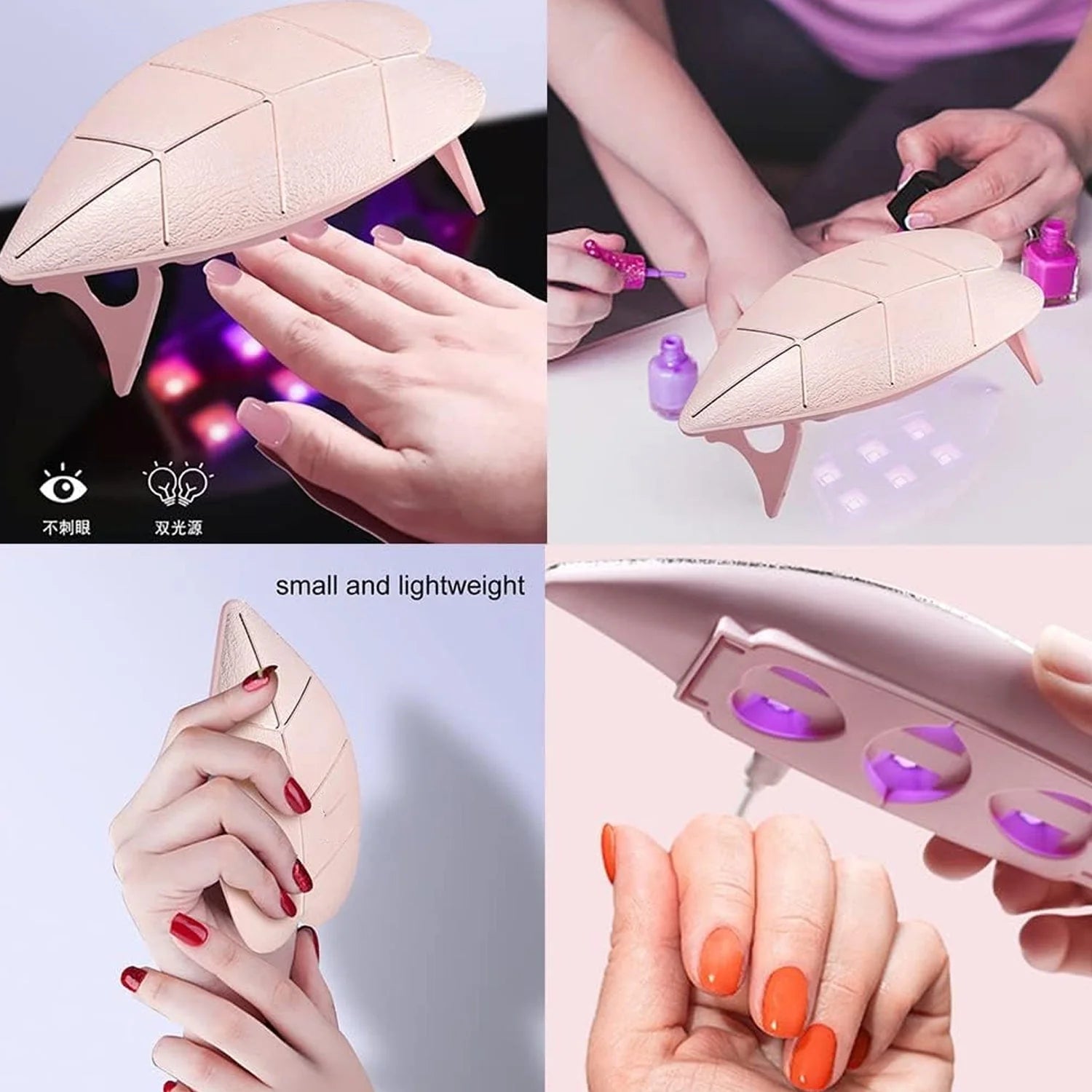 6w uv nail dryer lamp – portable gel polish curing tool for home & salon
