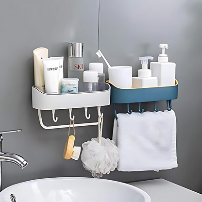Multipurpose Plastic Kitchen Bathroom Shelf