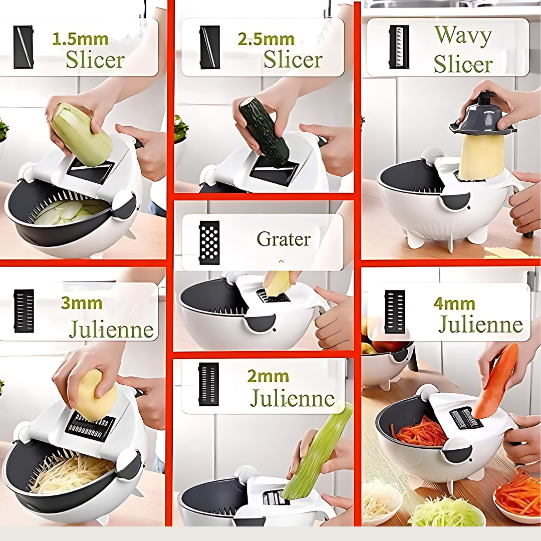 9 in 1 Multifunctional Vegetable Cutter