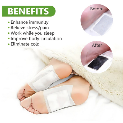 Natural Detox Foot Pads - Health & Beauty