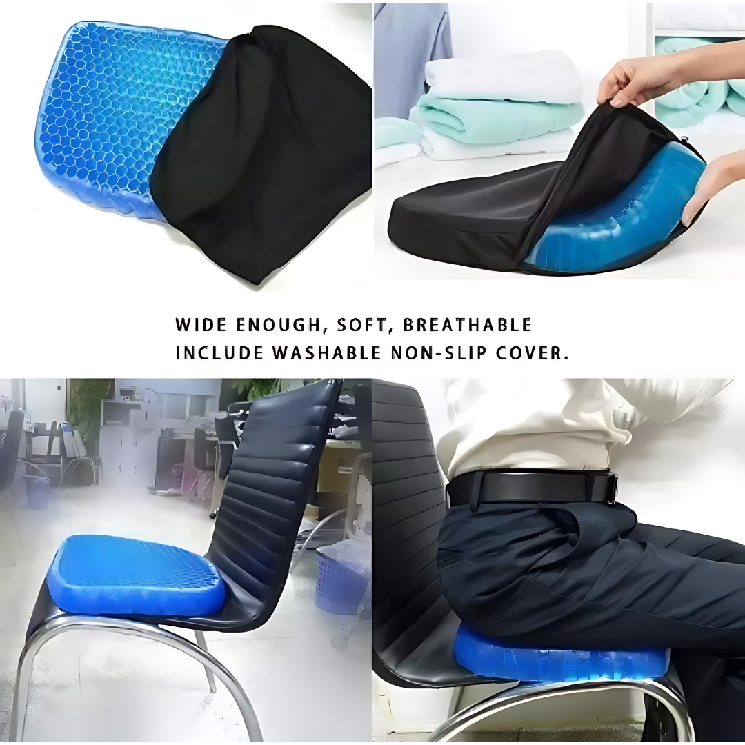 Gel Orthopedic Seat Cushion for Back Pain