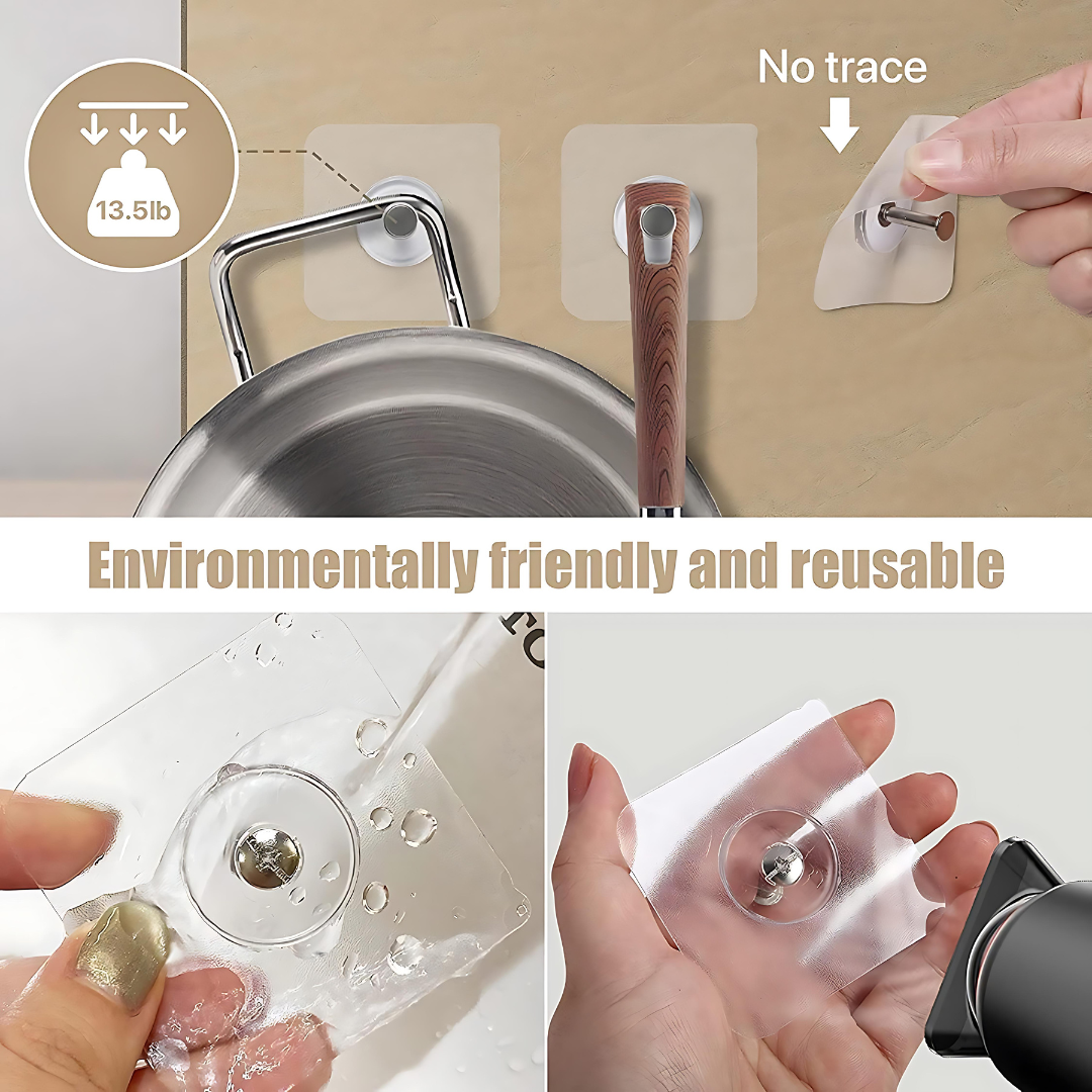 Transparent Wall Hooks