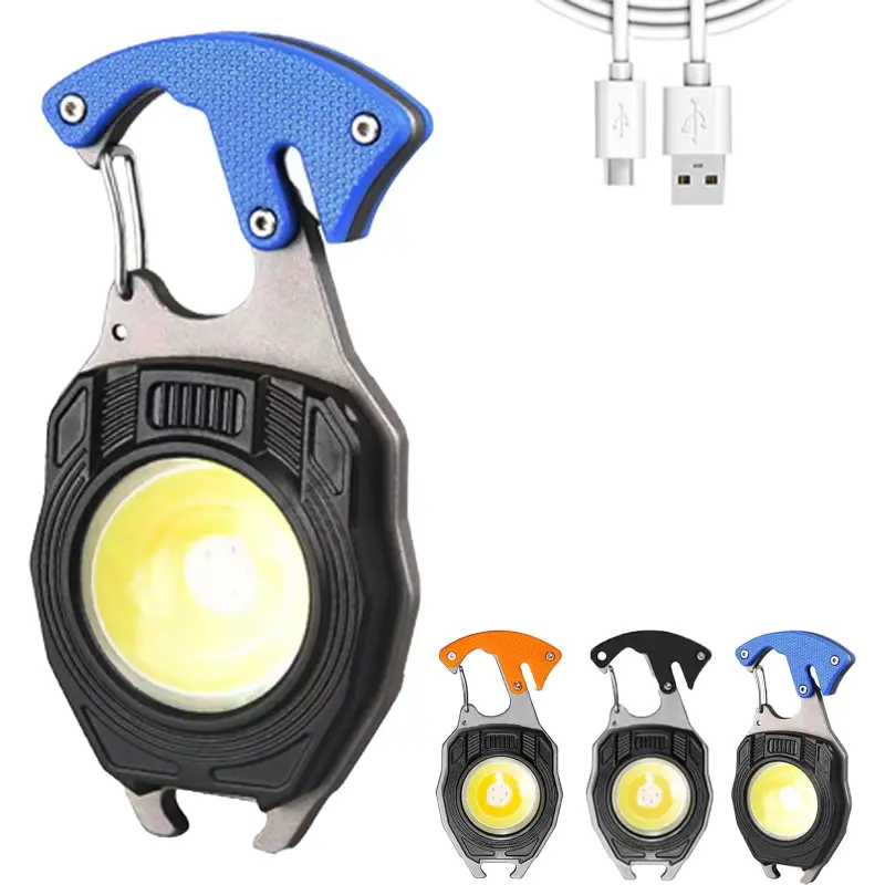 Mini rechargeable keychain torch