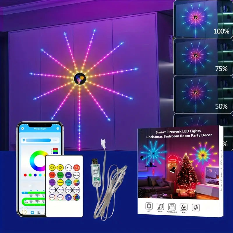 Led fireworks light