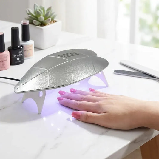 6w uv nail dryer lamp – portable gel polish curing tool for home & salon - health care