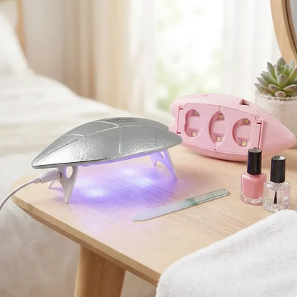 6w uv nail dryer lamp – portable gel polish curing tool for home & salon - health care