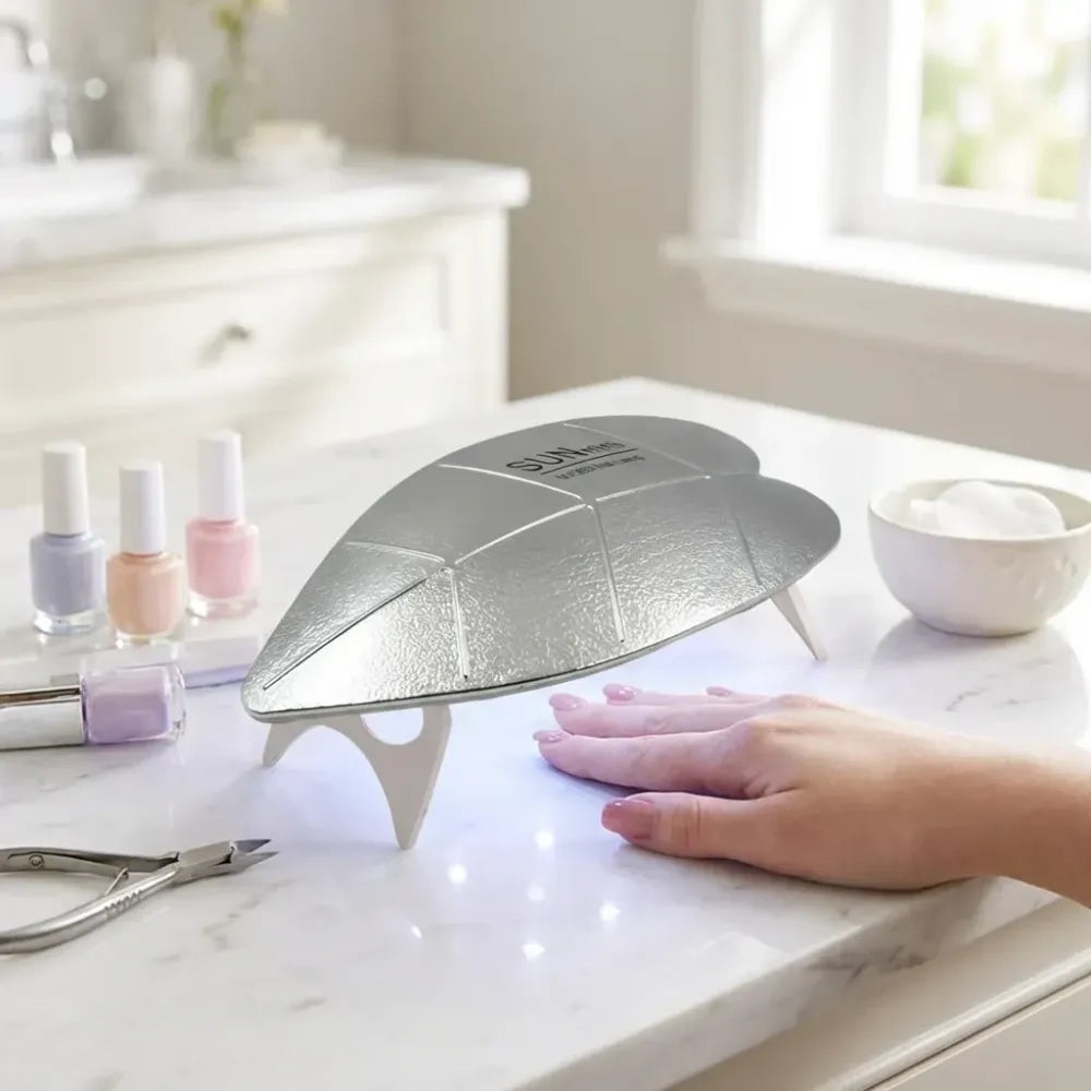 6w uv nail dryer lamp – portable gel polish curing tool for home & salon - health care