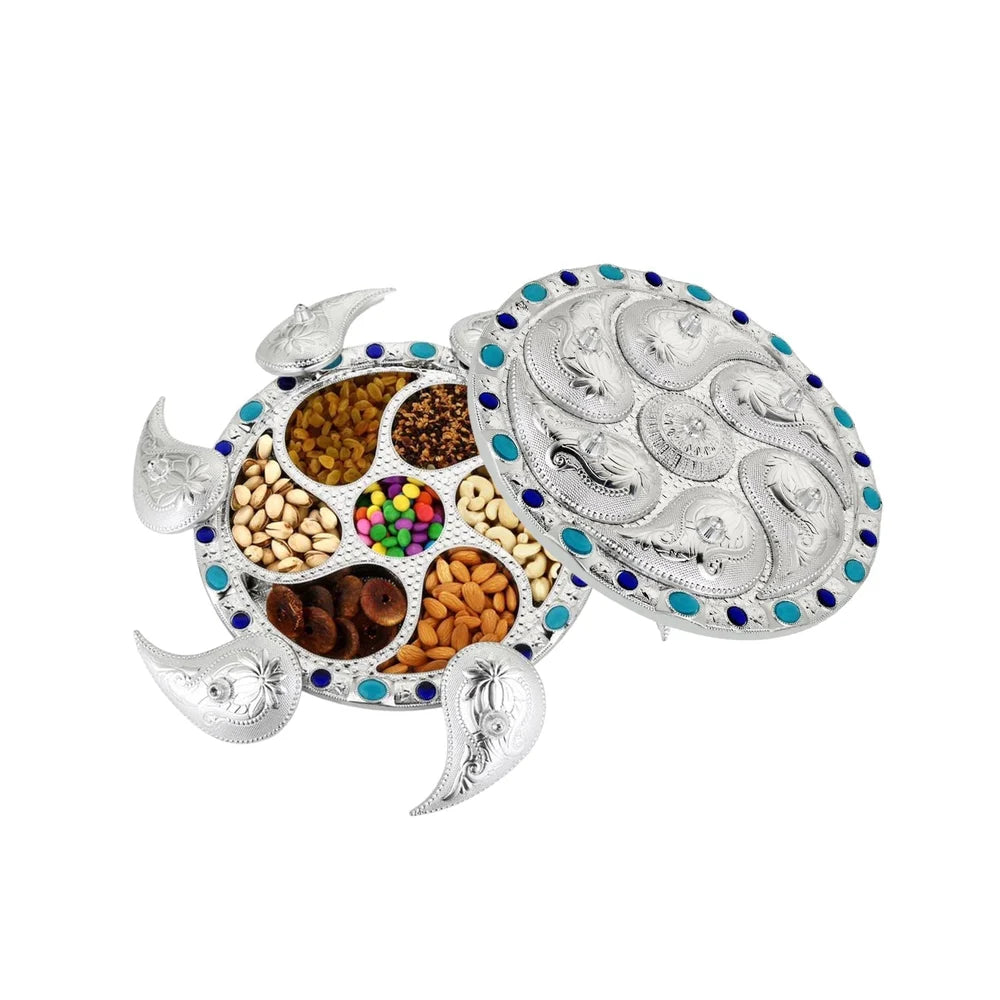 Rotating dry fruit tray