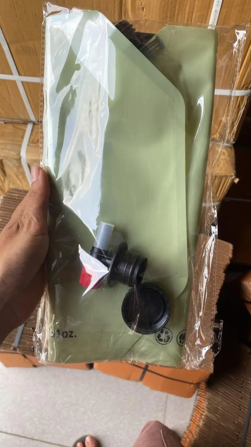 8l large capacity camping water bag
