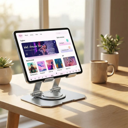 Rotating Tablet Stand – 360° Base