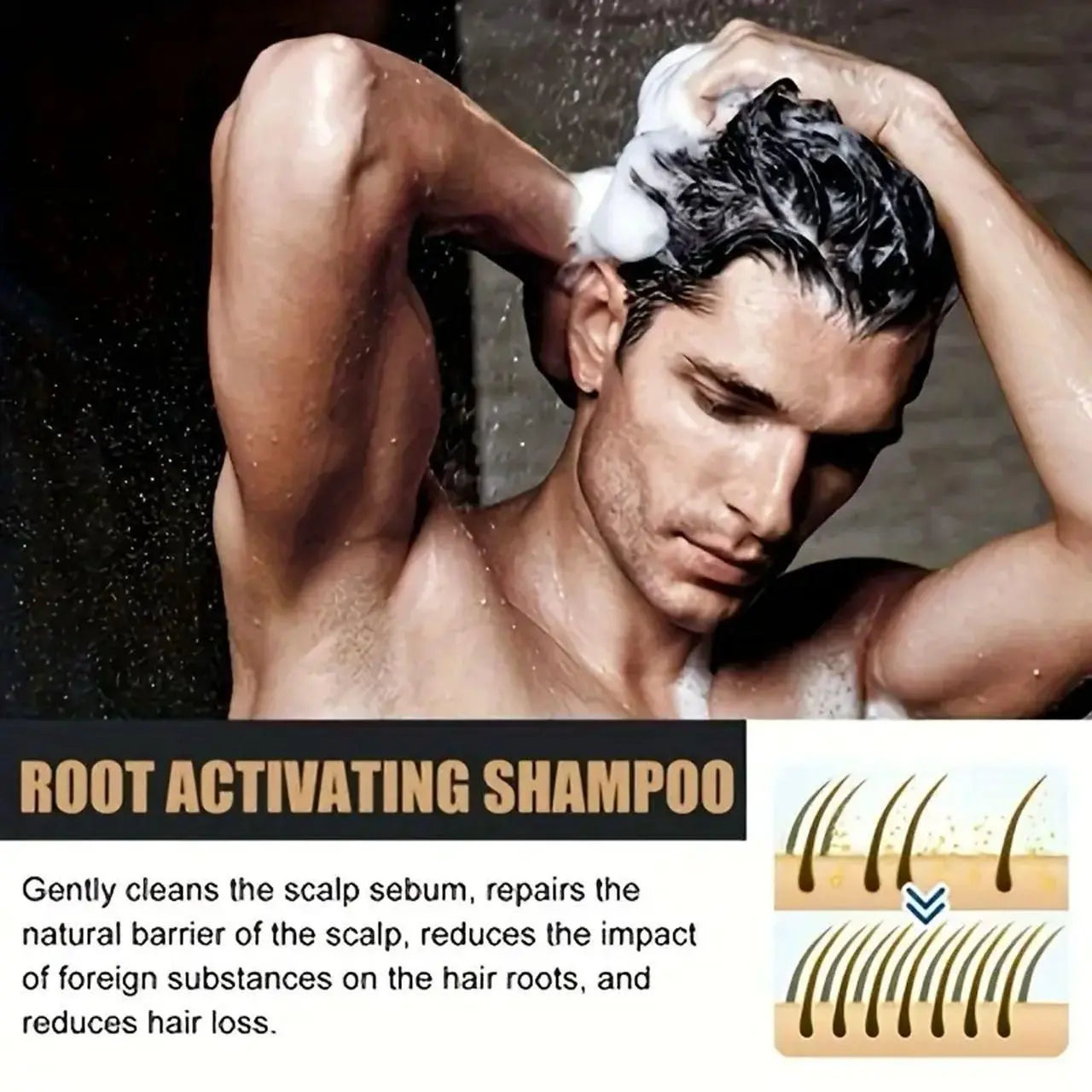 Eelhoe root activating shampoo – 2 pack