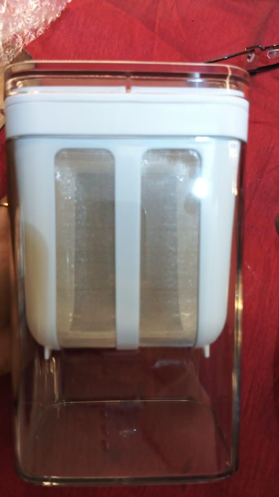 Yogurt maker filter strainer curd