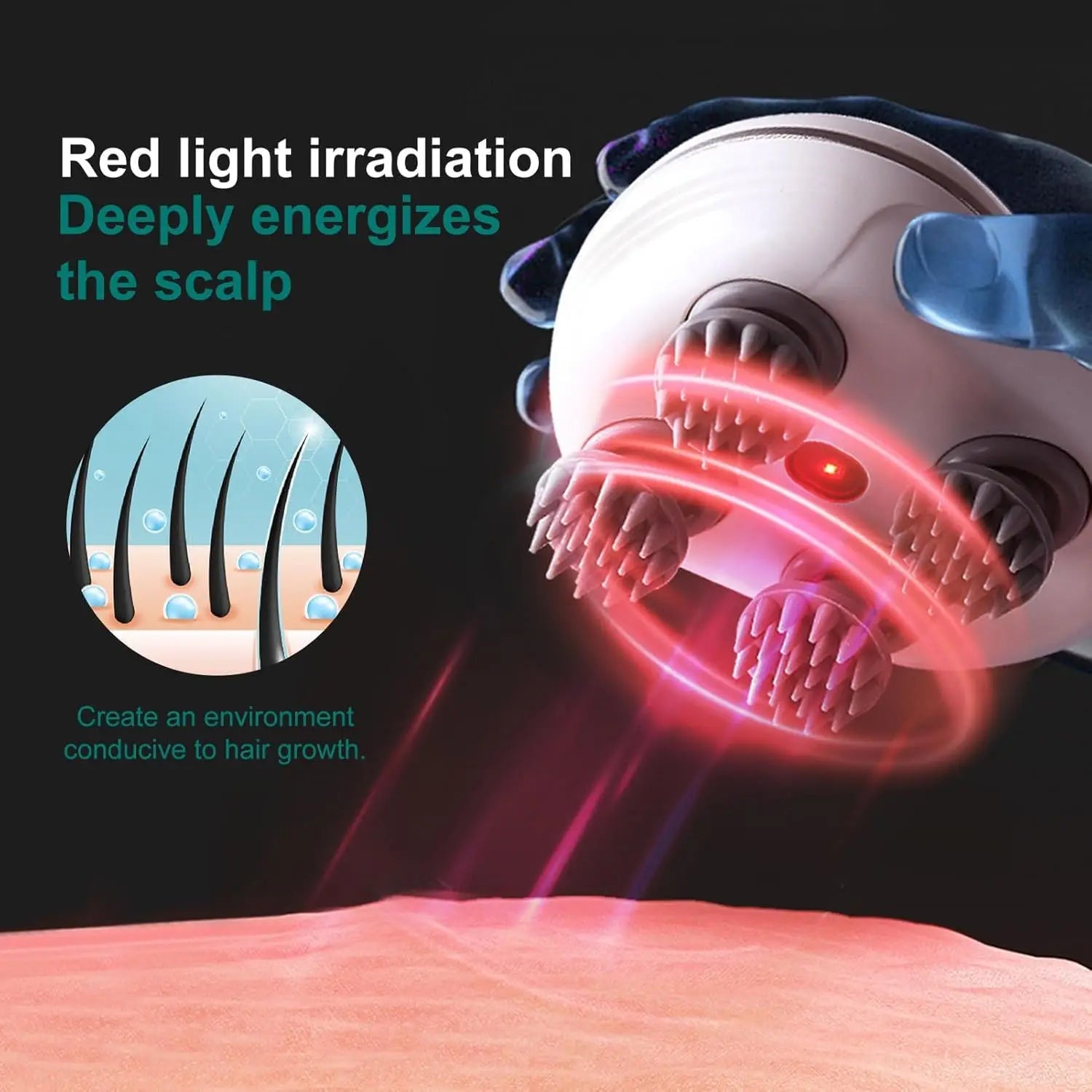 Smart scalp relaxation massager
