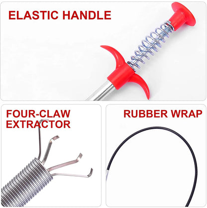 Clog-free drain cleaner tool - home improvement