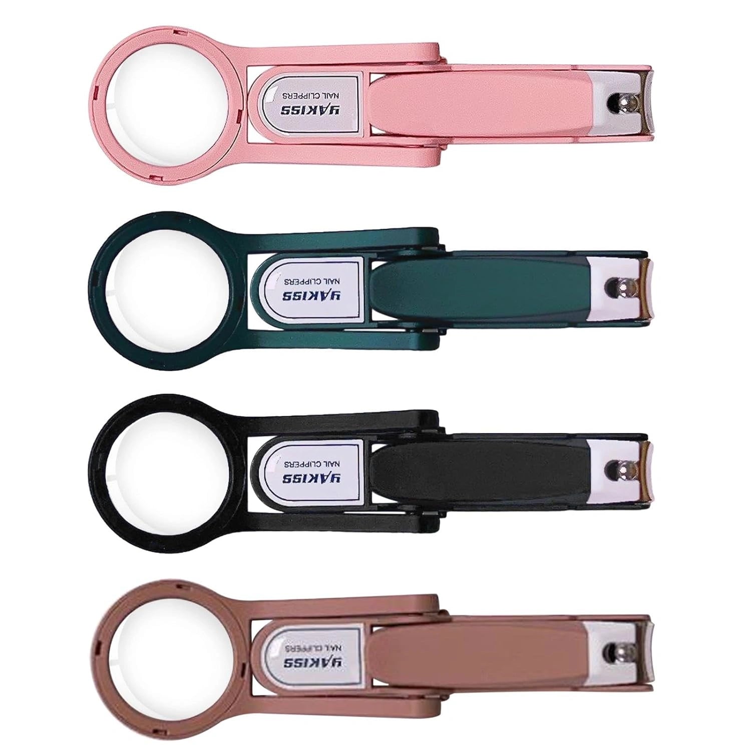 Nail clipper with magnifying glass (pack of 1)