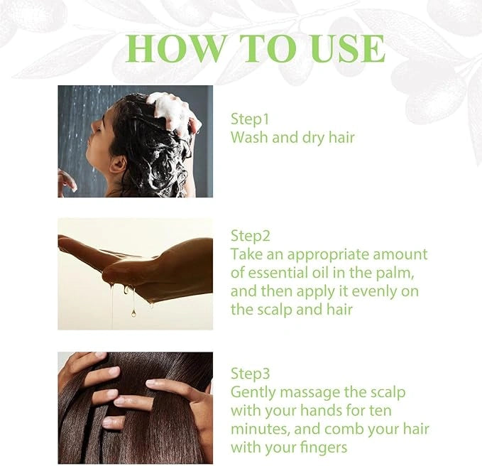 Natural rosemary hair oil