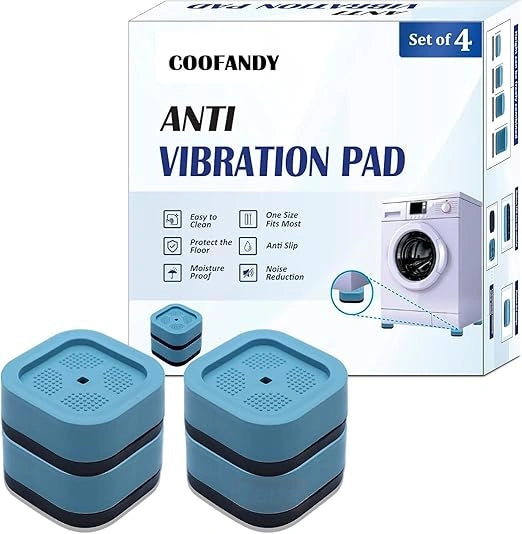 Anti-vibration appliance stabilizer pads