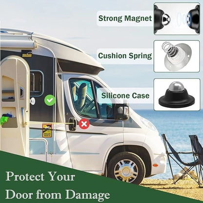 Magnetic Door Stopper – Black