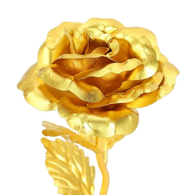 Golden rose decorative piece