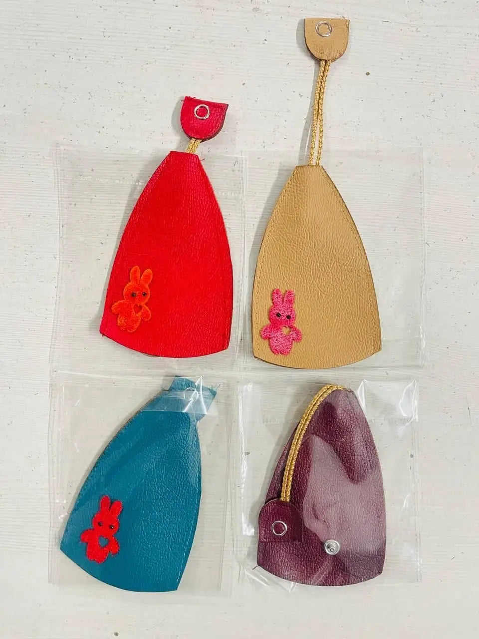 Pu leather car key case creative pull-out cover (pack of 2)