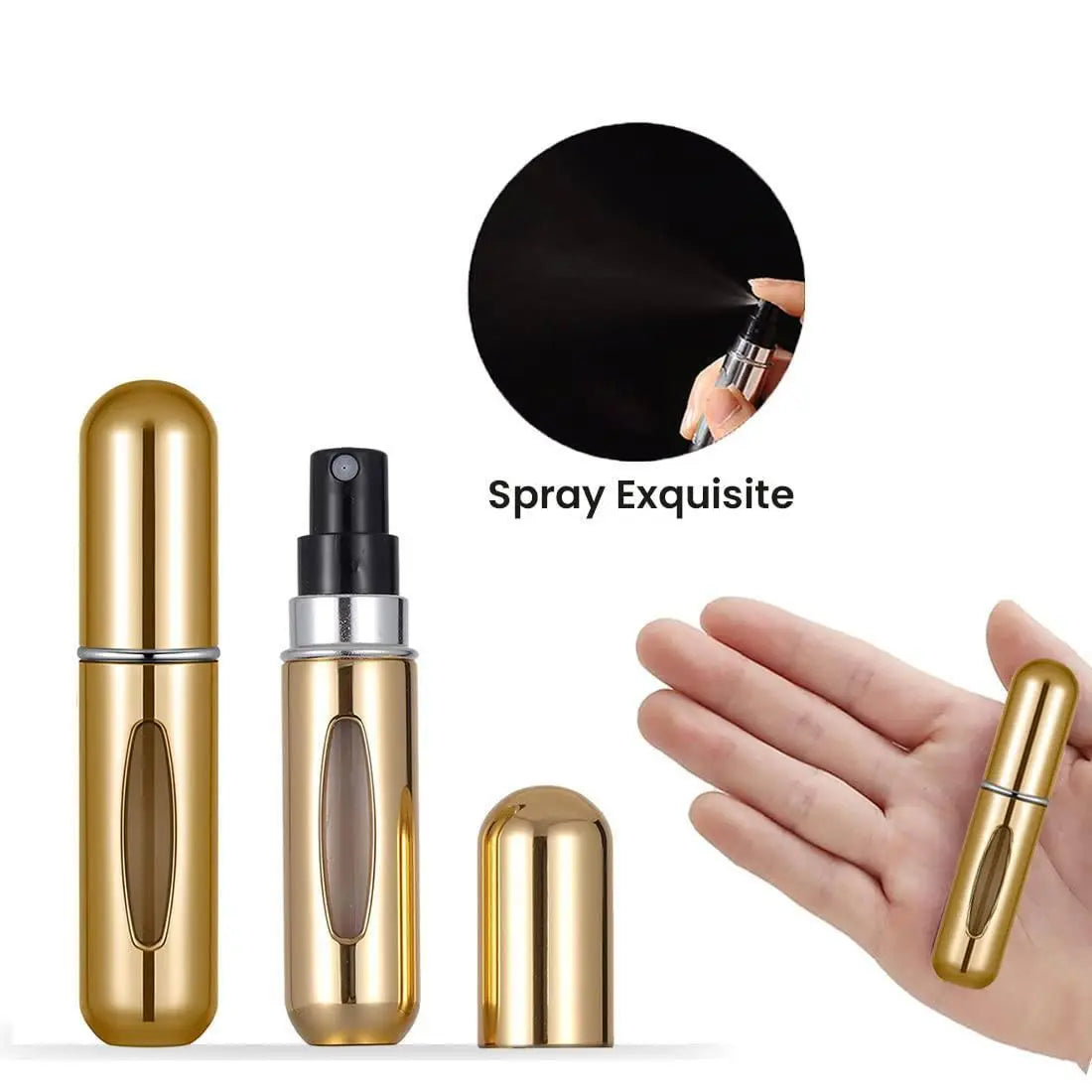 Refillable pocket perfume for women