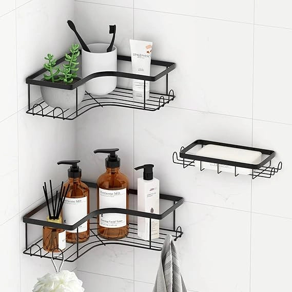 Rustproof corner shelf organizer
