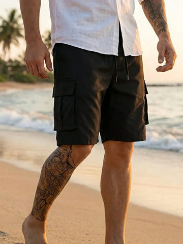 Men's Casual Cargo Shorts (Pack of 3)