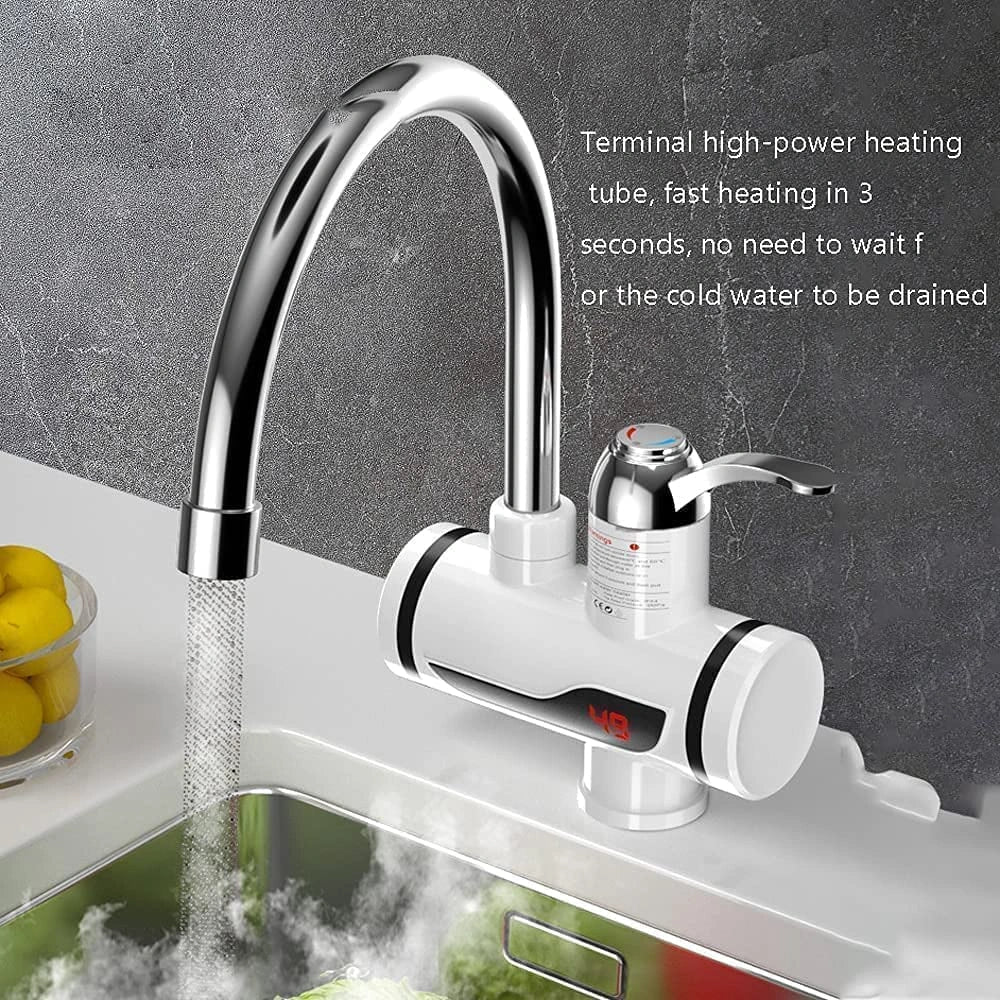 3000w led instant water heater tap
